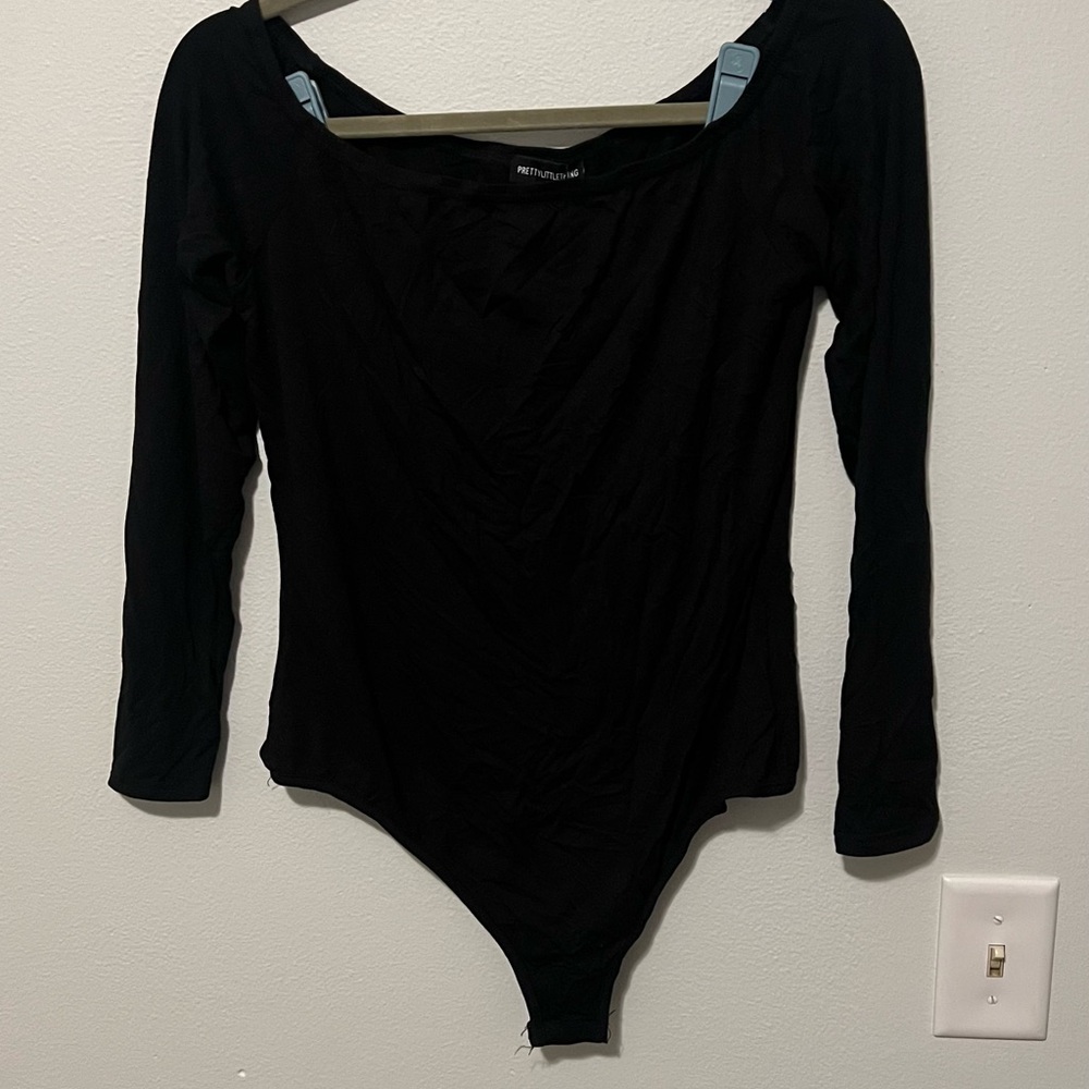 Black Long Sleeve Bodysuit
